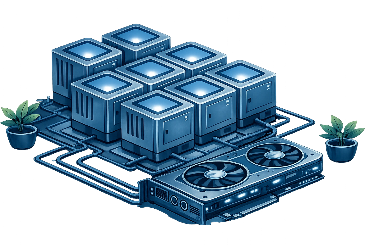 GPU server illustration