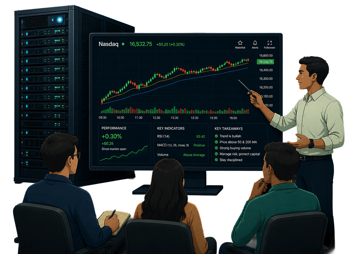 Copy trading illustration